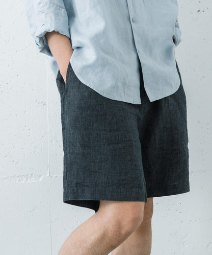 亞麻CHAMBRAY 休閒短褲