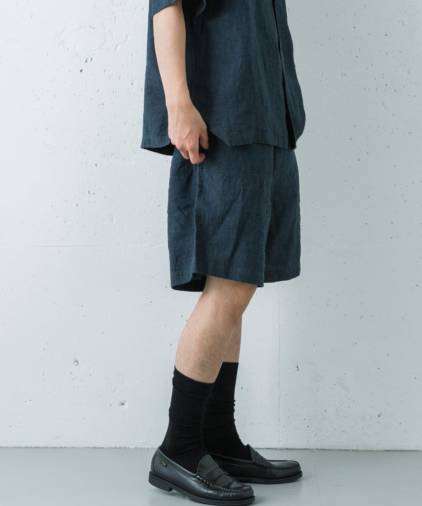 亞麻CHAMBRAY 休閒短褲
