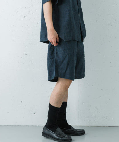 亞麻CHAMBRAY 休閒短褲