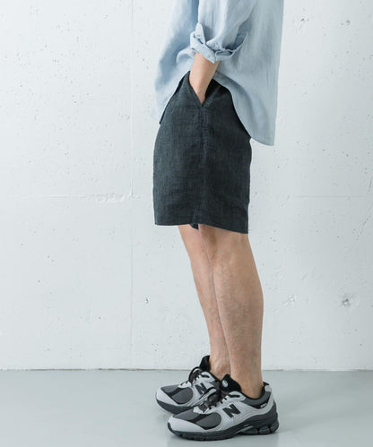 亞麻CHAMBRAY 休閒短褲