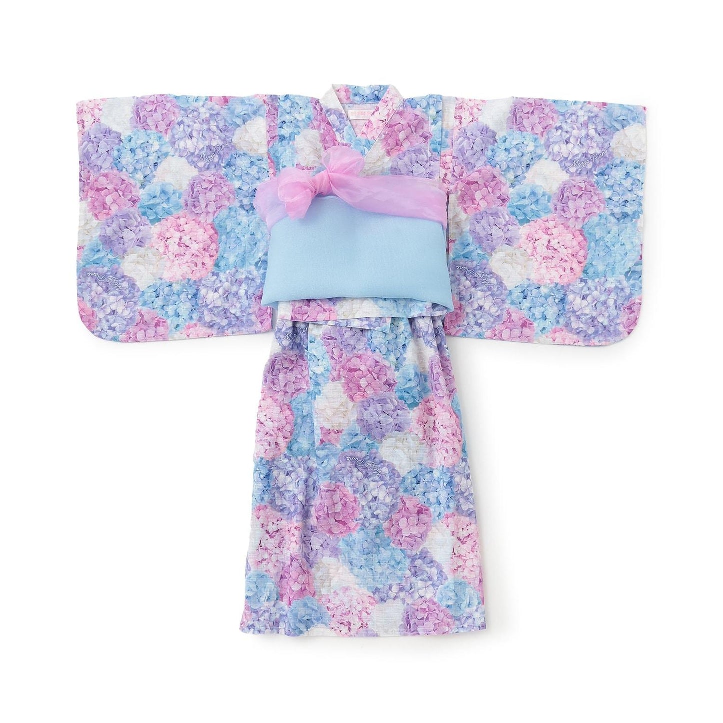 繡球花圖案 浴衣