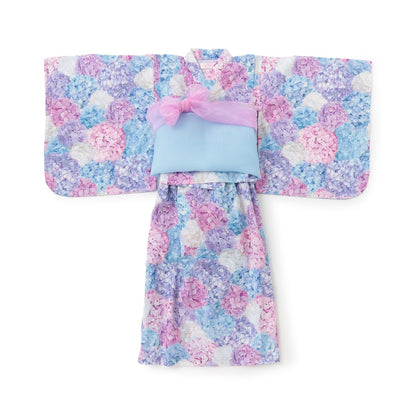 繡球花圖案 浴衣