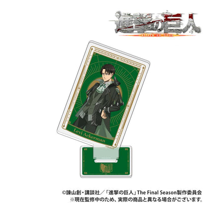 《進擊的巨人》 撲克牌造型亞克力收藏系列 リヴァイ 亞克力收藏件 描き下ろし 魔法使いver.