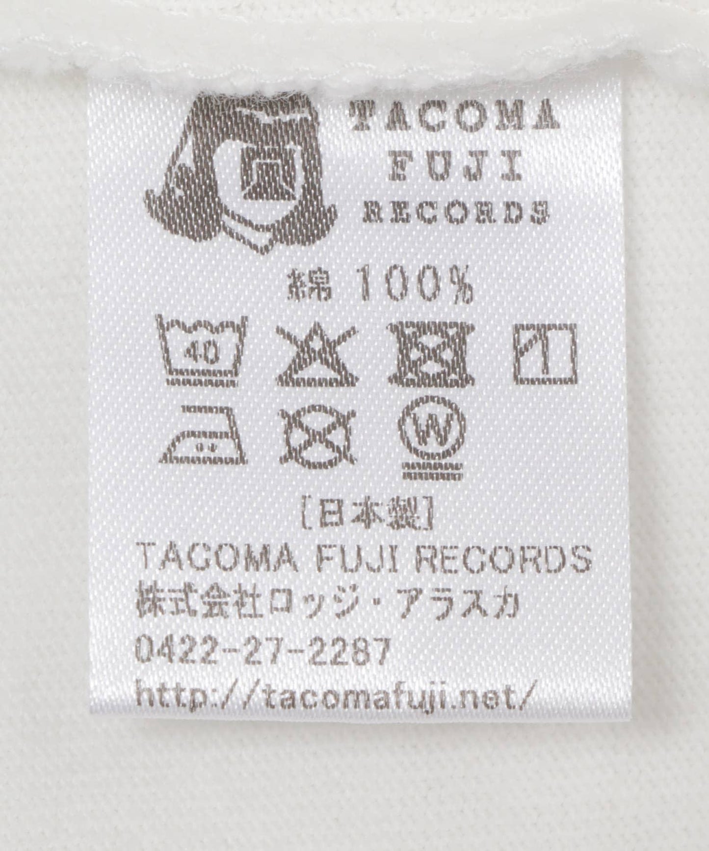 TACOMA FUJI RECORDS No matter T恤