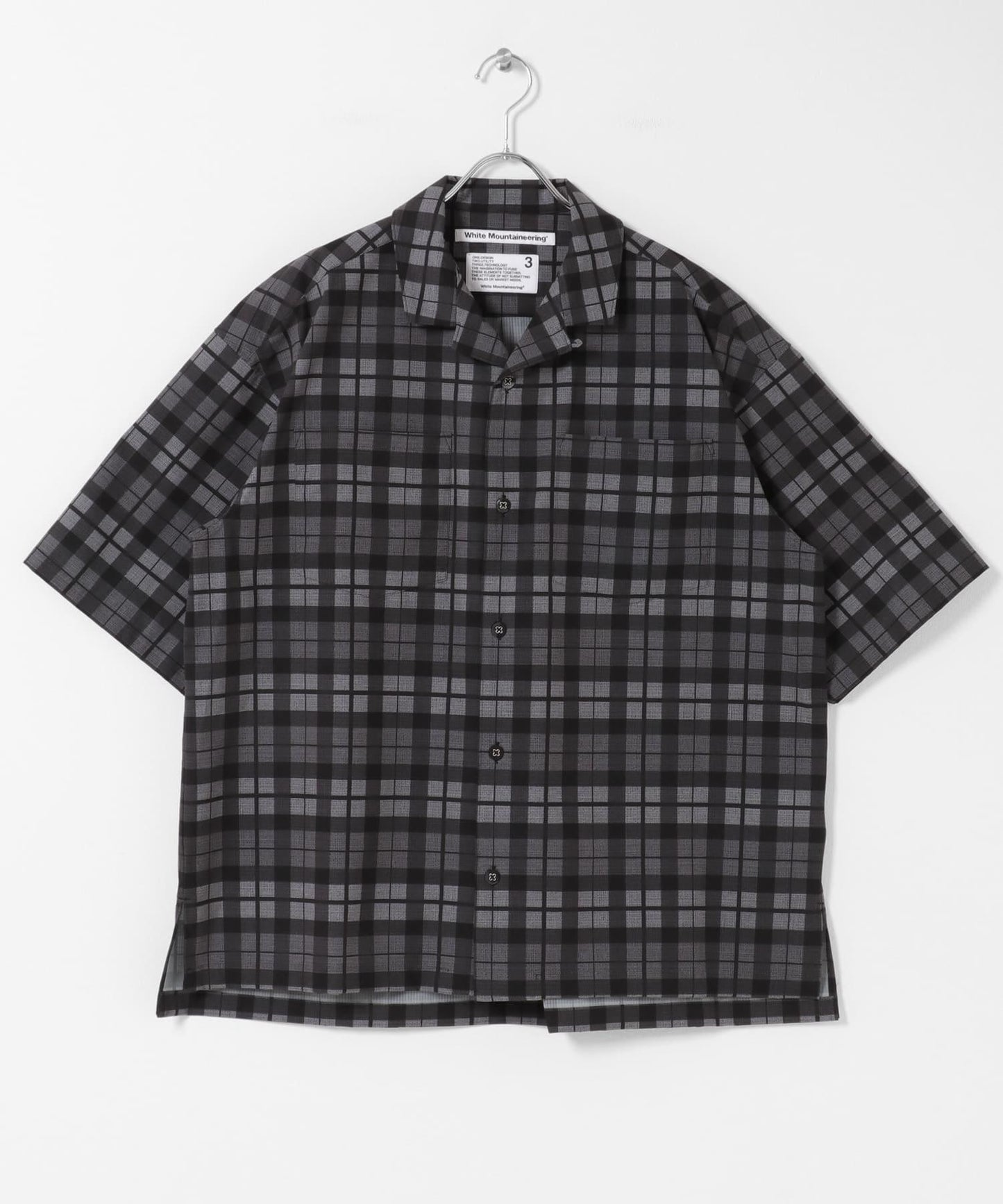 馬德拉斯格紋 White Mountaineering MADRAS CHECK OC SHIRTS 襯衫