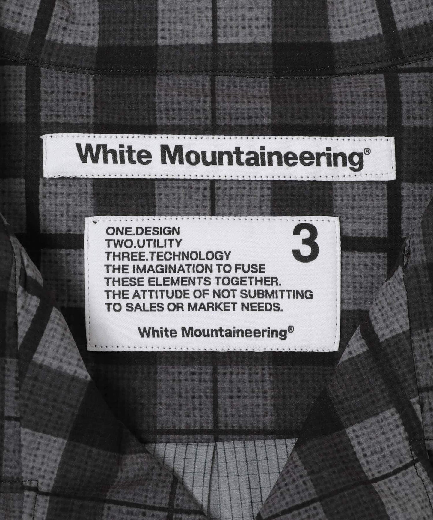 馬德拉斯格紋 White Mountaineering MADRAS CHECK OC SHIRTS 襯衫