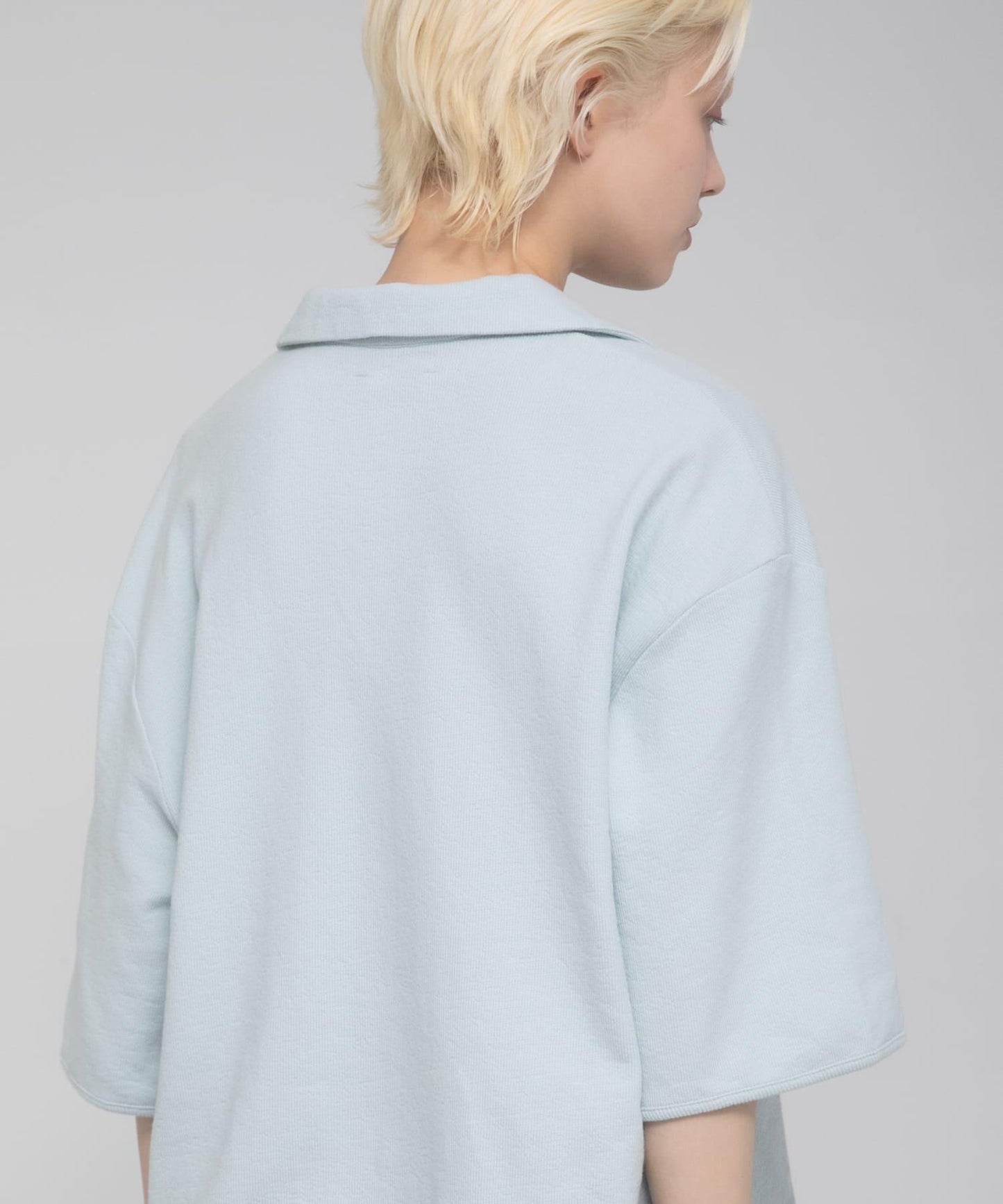 開領 open collared tee T恤