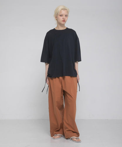 shirring over tee 褶皺疊穿設計T恤