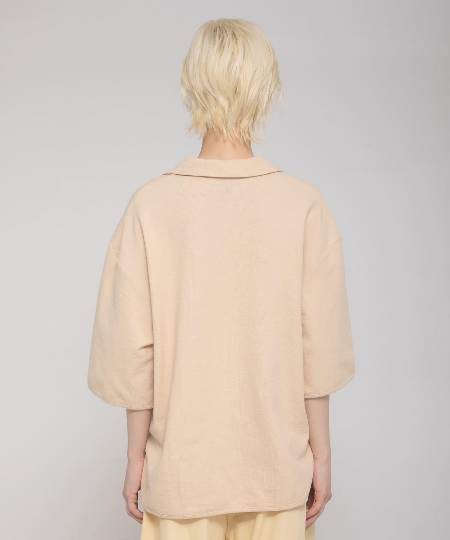 開領 open collared tee T恤