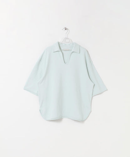 開領 open collared tee T恤
