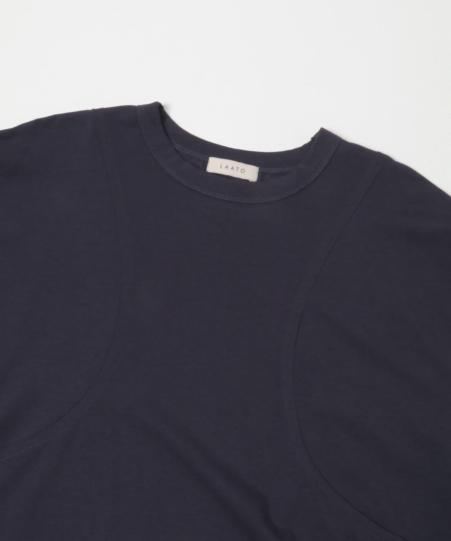 shirring over tee 褶皺疊穿設計T恤