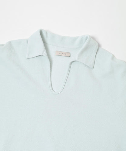 開領 open collared tee T恤