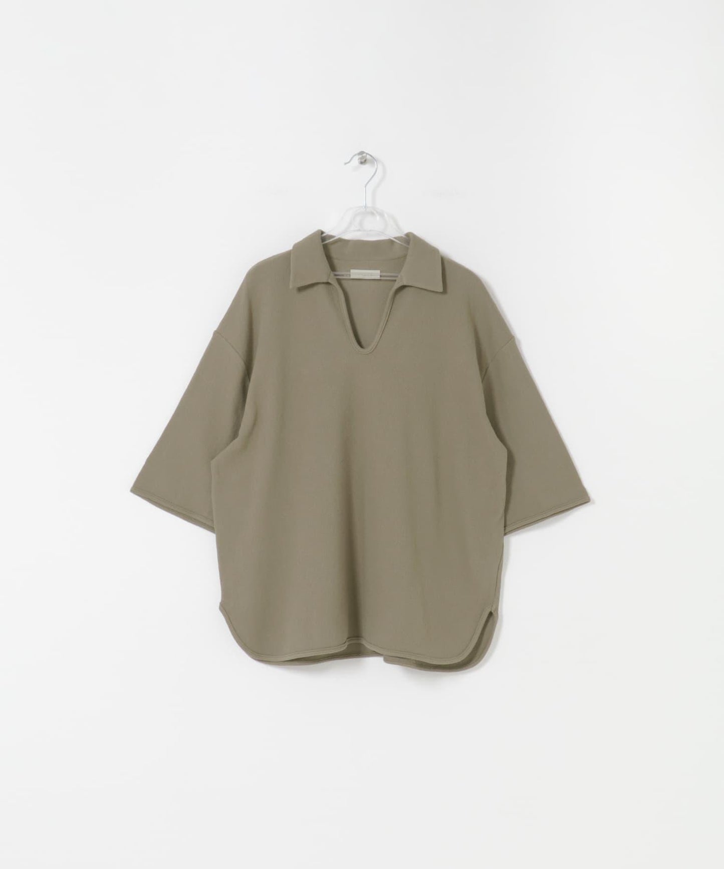 開領 open collared tee T恤