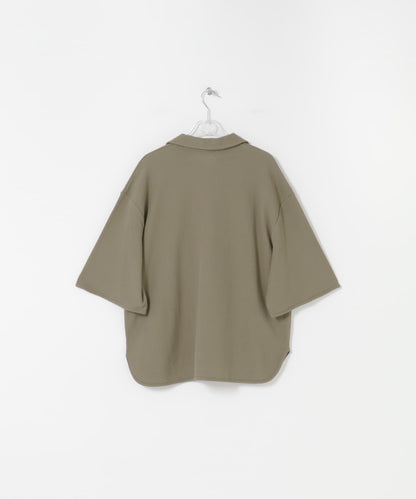 開領 open collared tee T恤