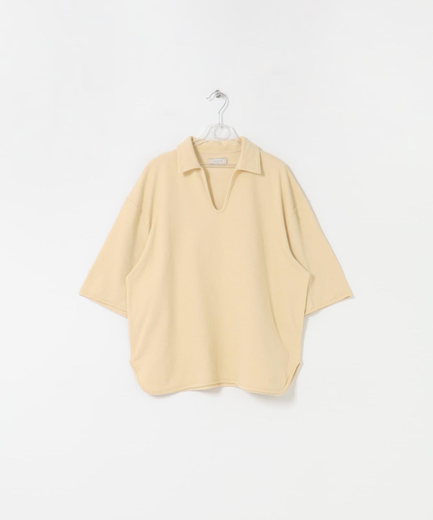 開領 open collared tee T恤