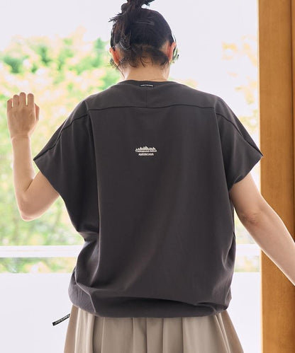 法式袖設計 T恤半身裙套裝