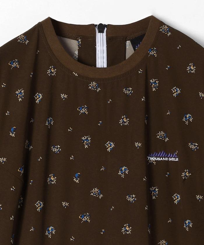 SHORT SLEEVE ALL IN ONE FLOWER 連體衣