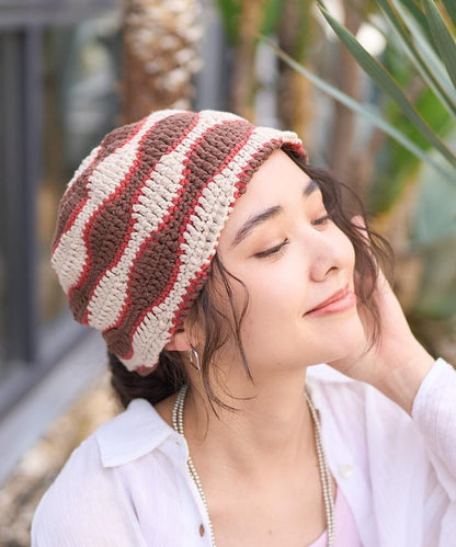 Beach & Festival 波浪手工編織針織帽