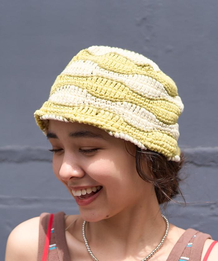 Beach & Festival 波浪手工編織針織帽