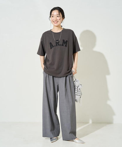 ARM 蕾絲拼接刺繡短袖T恤