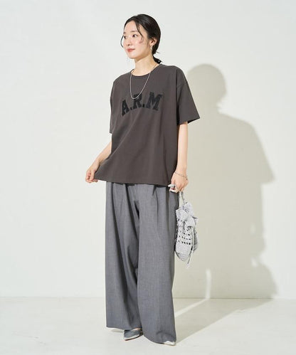ARM 蕾絲拼接刺繡短袖T恤