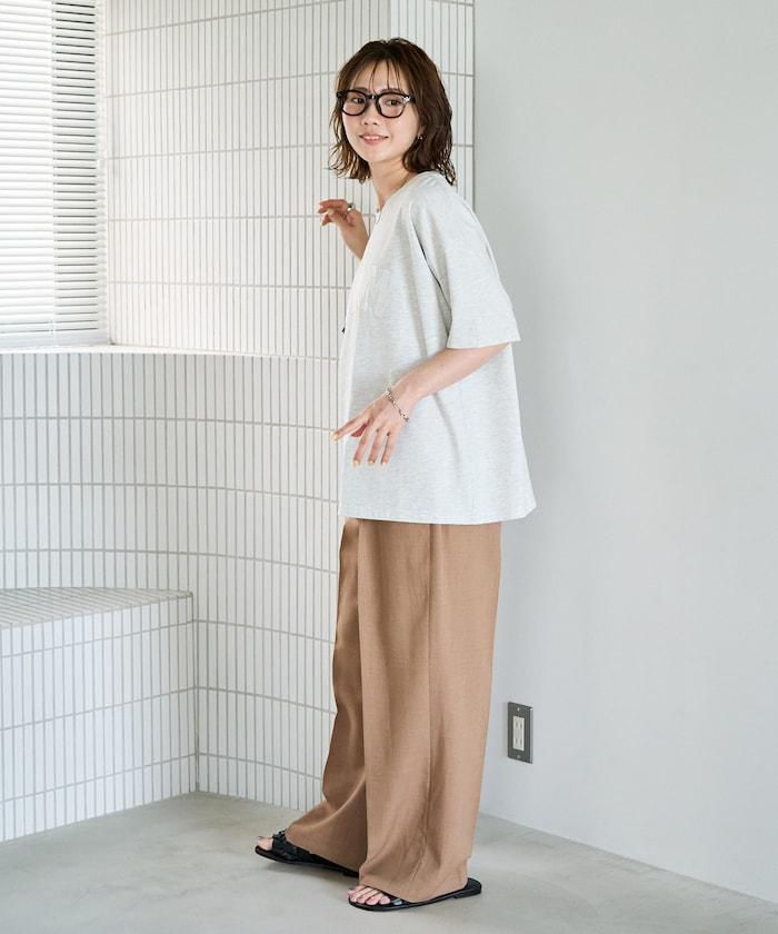 ARM 蕾絲拼接刺繡短袖T恤