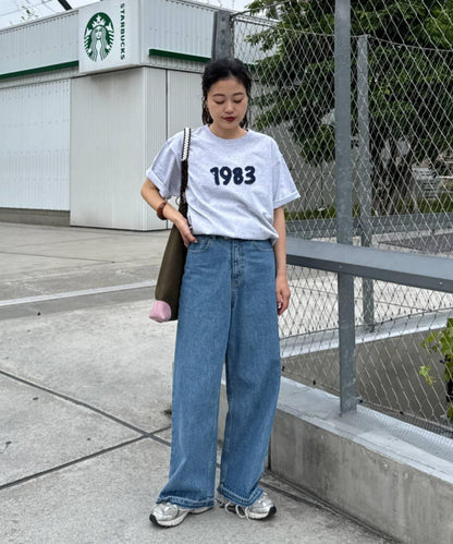 網絡限定 UNISEX 1983貼布 T恤