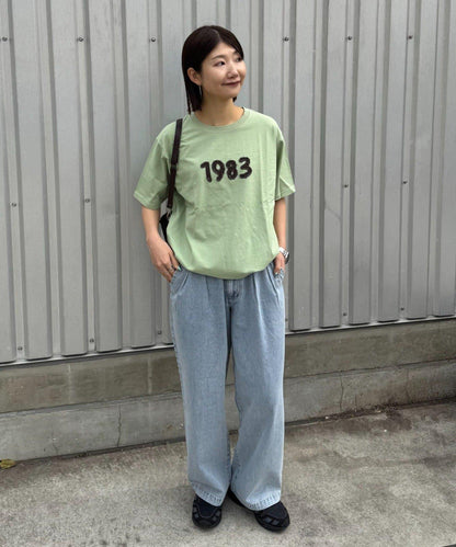 網絡限定 UNISEX 1983貼布 T恤