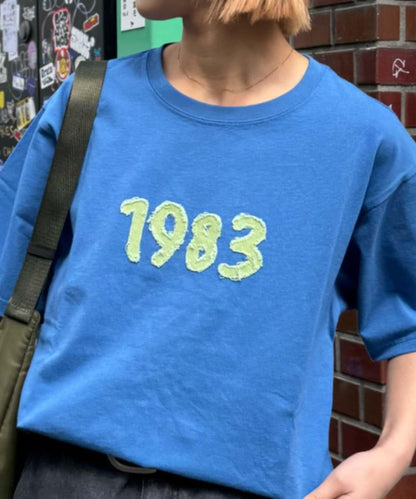 網絡限定 UNISEX 1983貼布 T恤