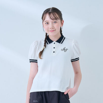 吸水速幹 接觸冷感 泡泡袖 Polo衫