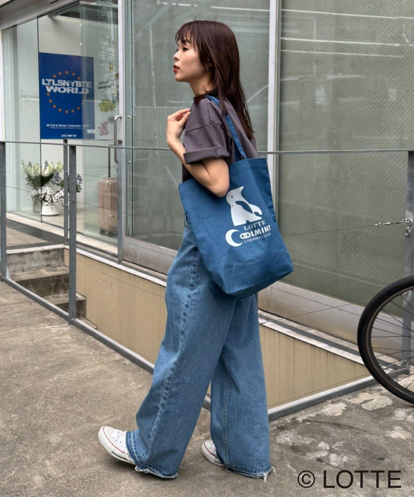 TYPY×LOTTE板ガム 持續冷感 クールミント 短袖T恤