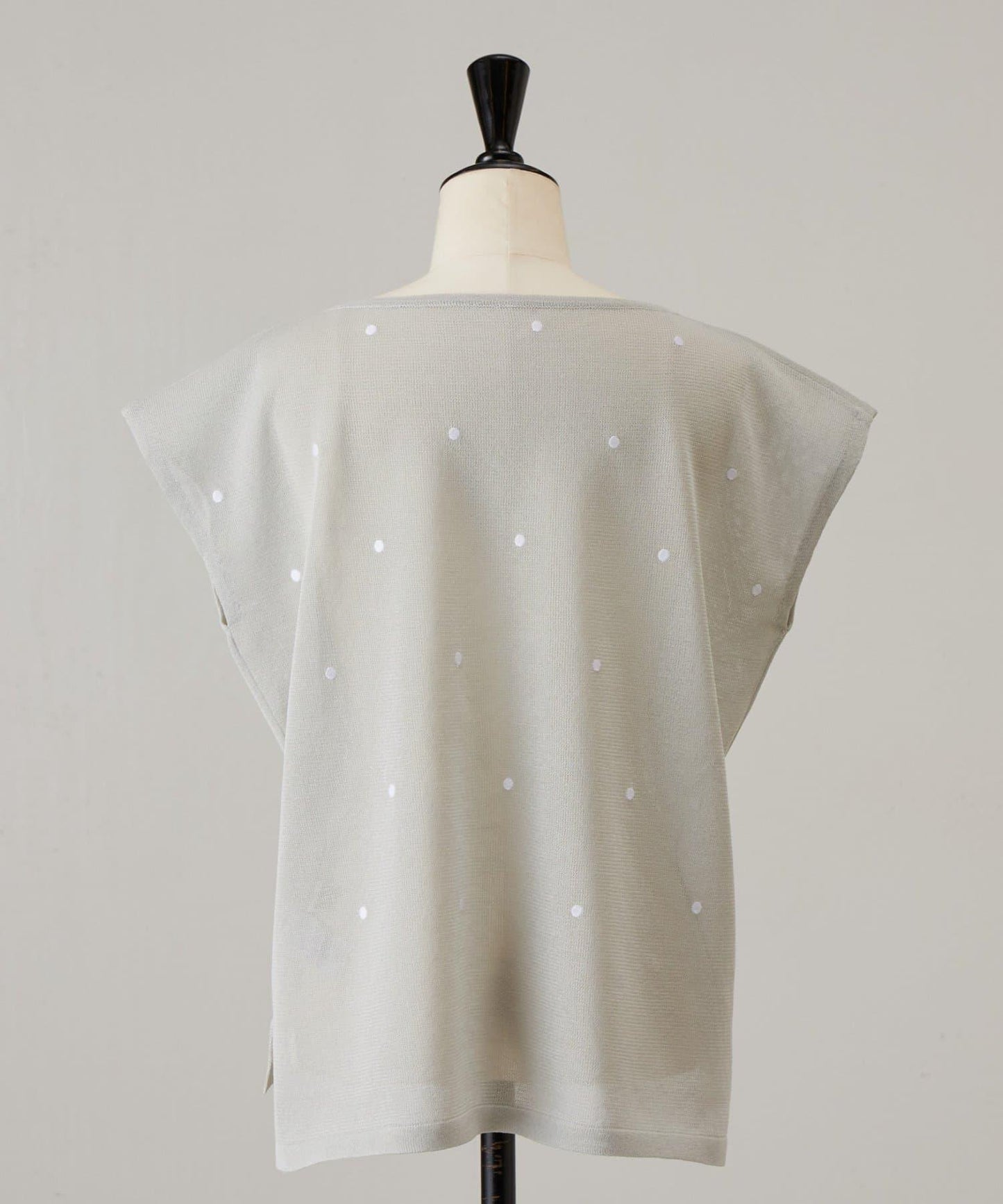 波點刺繡 針織上衣