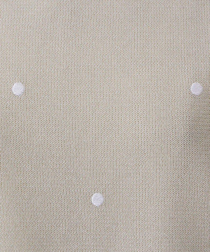 波點刺繡 針織上衣