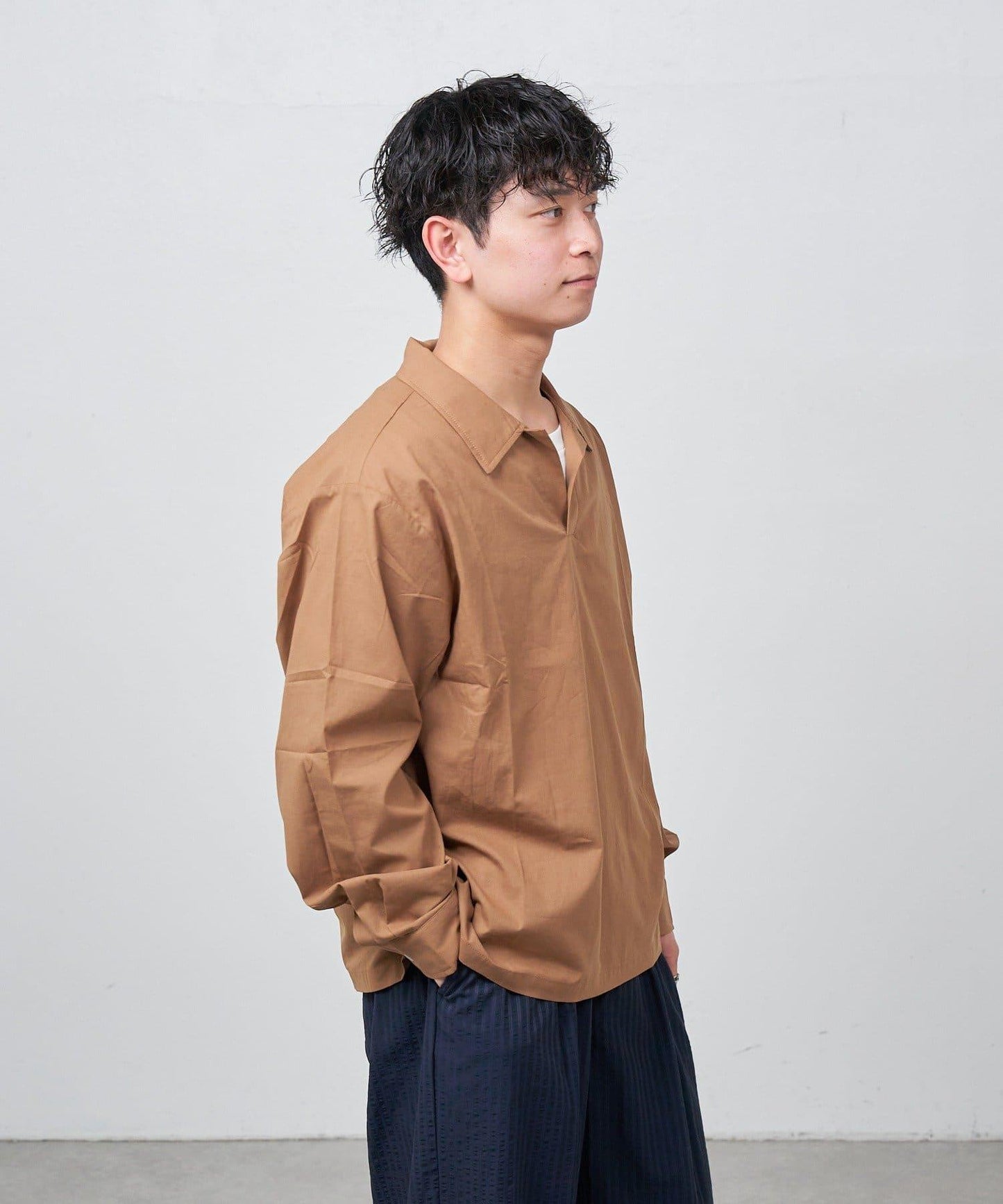 【Kastane】BM スキッパーシャツ2
