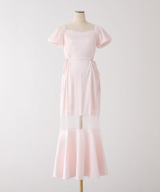 Lace Collection 側邊鏤空 蕾絲 連衣裙