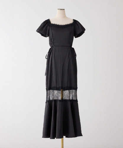 Lace Collection 側邊鏤空 蕾絲 連衣裙