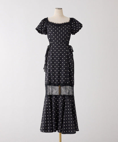 Lace Collection 側邊鏤空 蕾絲 連衣裙