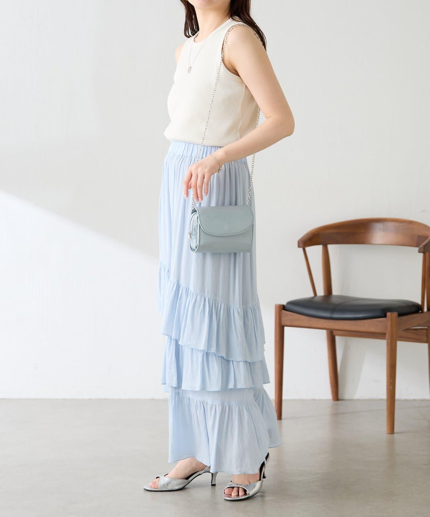 強捻層疊半身裙