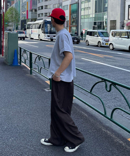 條紋/純色亨利領T恤