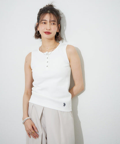 U.S. POLO ASSN. ×RMAF 亨利領背心