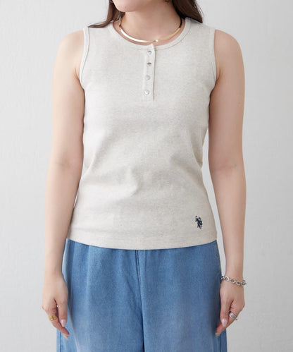 U.S. POLO ASSN. ×RMAF 亨利領背心