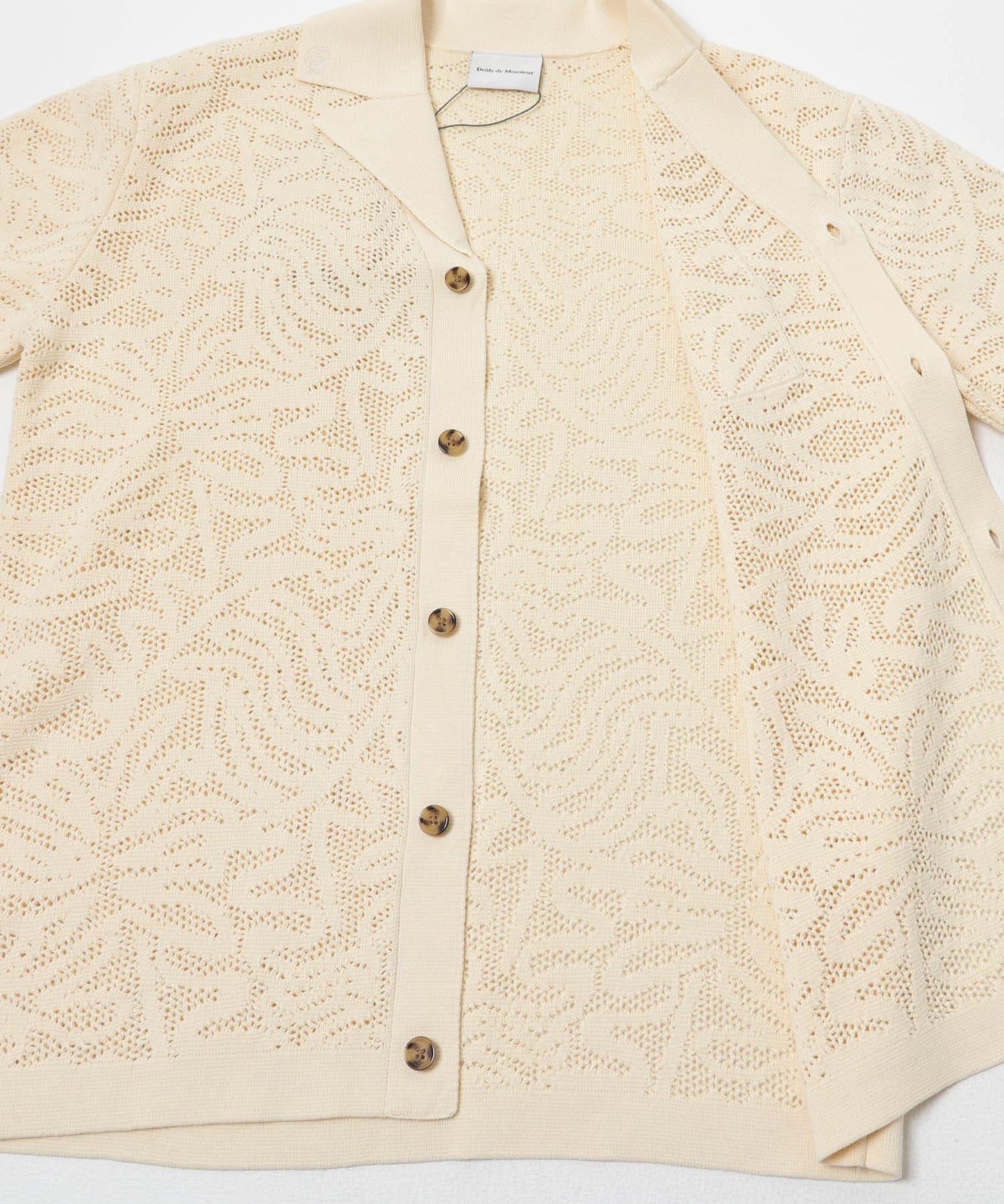 Drole de Monsieur 蕾絲針織襯衫