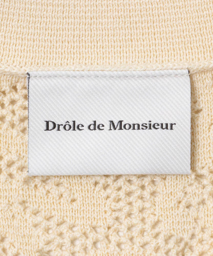 Drole de Monsieur 蕾絲針織襯衫