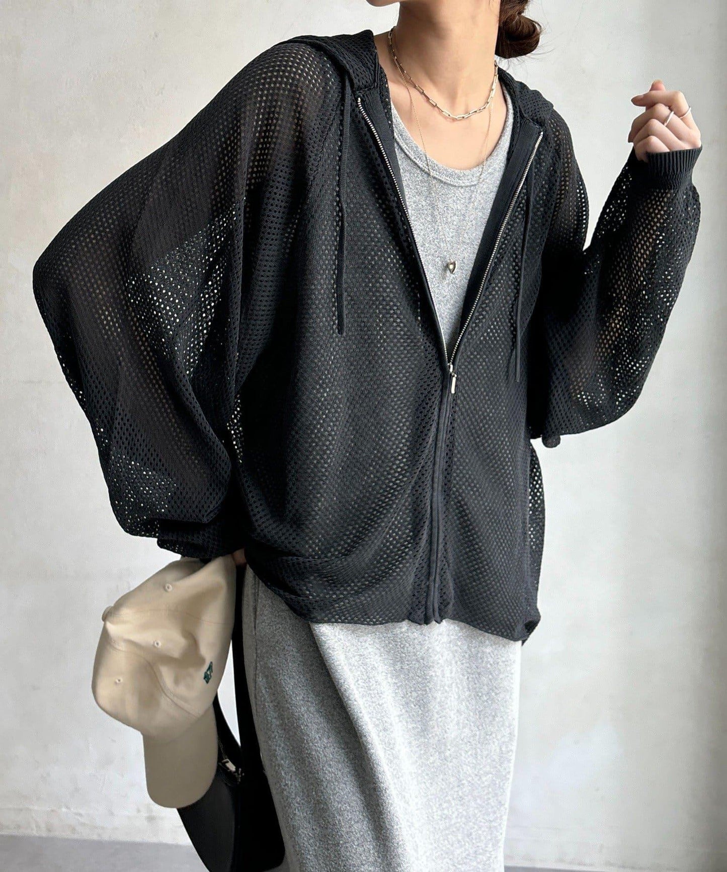 DouDou 網眼連帽衫