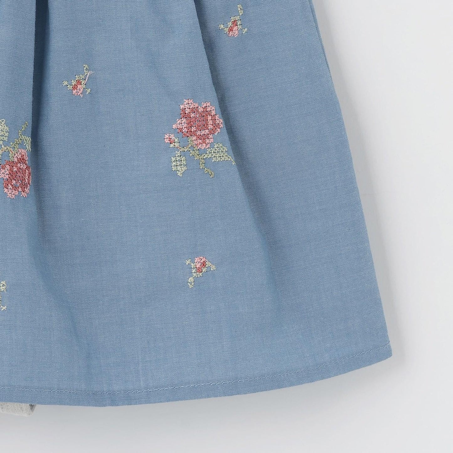 花朵刺繡 OP 連體衣