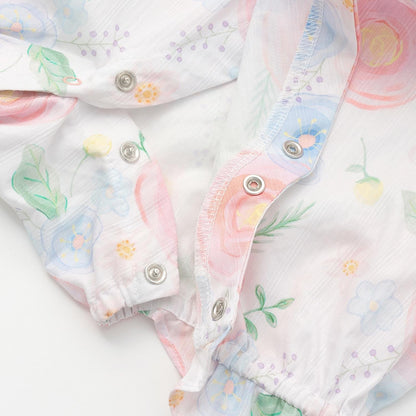 花卉圖案 甚平連體服
