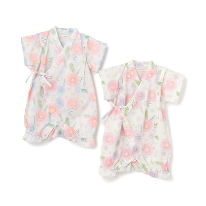 花卉圖案 甚平連體服