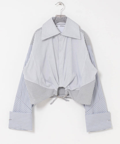 RE PULL EAVE CROPPED DRESS SHIRTS 襯衫
