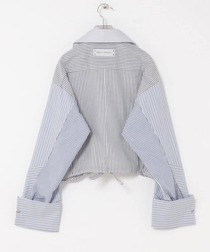 RE PULL EAVE CROPPED DRESS SHIRTS 襯衫