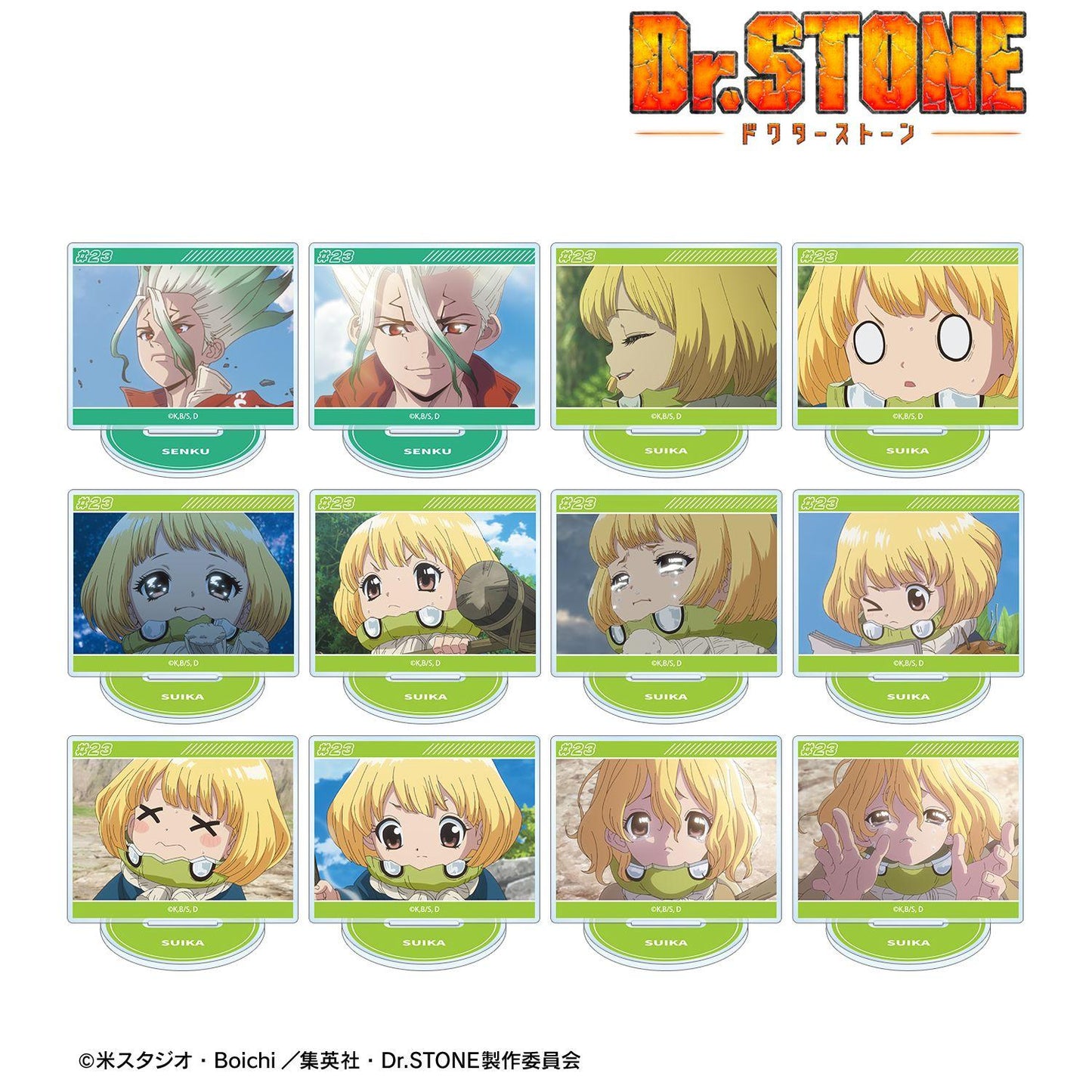Dr.STONE（石紀元） 場面寫系列 第四期23話 亞克力立牌 完整盒裝（12包入）